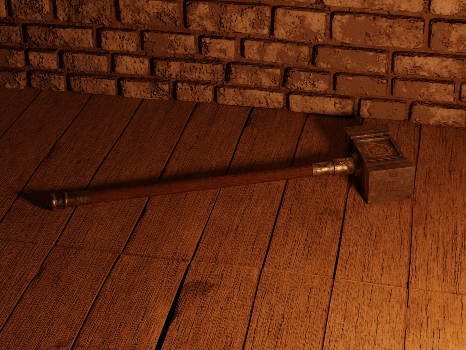 Martelo de guerra Modelo 3D .c4d .max .obj .3ds .fbx .stl .blend 