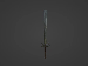 Big two-handed sword LIBERTAS 3D Model