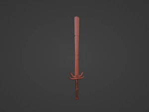Big two-handed sword LIBERTAS 3D Model