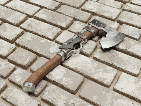 Shotgun-Axe 3D 모델