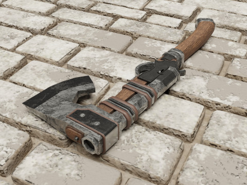 Shotgun-Axe 3D 모델