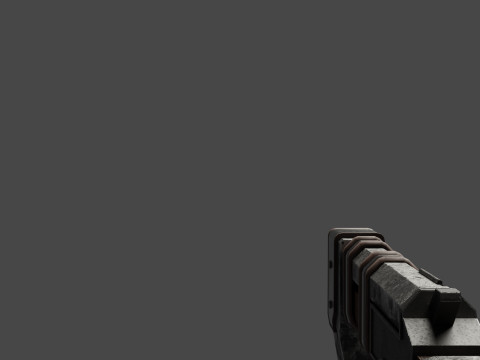 Shotgun-Axe 3D 모델