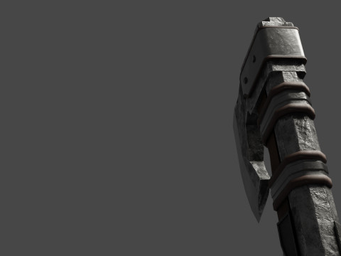 Shotgun-Axe 3D 모델