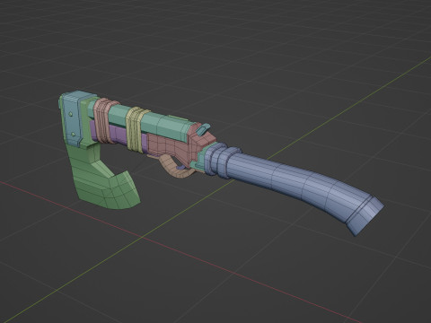Shotgun-Axe 3D 모델