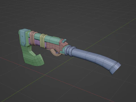 Top&oacute;r strzelbowy Model 3D