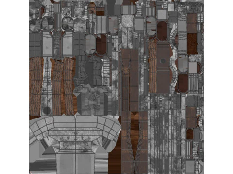 Top&oacute;r strzelbowy Model 3D