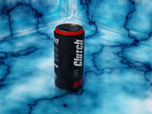 Sebotol energi Model 3D