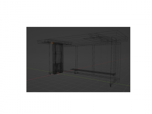 Bus stop 3D 模型