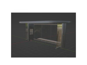 Bus stop 3D Model