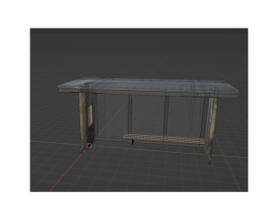 Bus stop 3D 模型