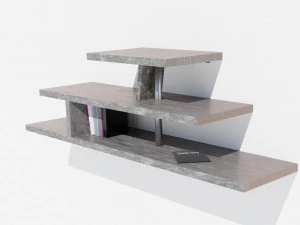 estante de pared Modelo 3D