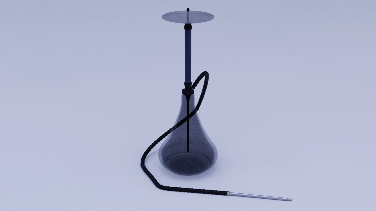 Hookah 3D Model .c4d .max .obj .3ds .fbx .stl .blend 