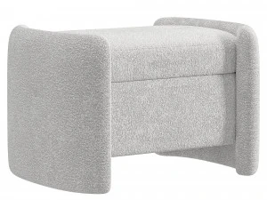 Storage Ottoman By Crateand Barrel 3D Model
