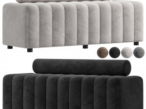 Melody Black Velvet Sofa By Zakisfurniture Modèle 3D