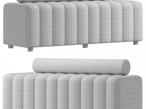Melody Black Velvet Sofa By Zakisfurniture Modèle 3D