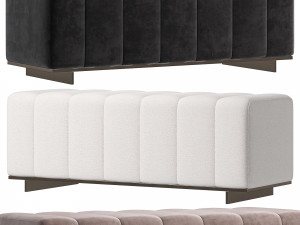 Hilary Bench By Stylish Club Modèle 3D