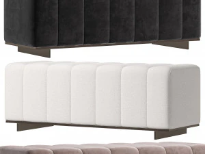 Hilary Bench By Stylish Club 3D Model
