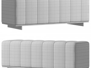 Hilary Bench By Stylish Club Modèle 3D