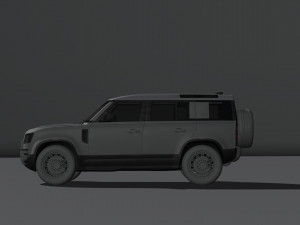 Land rover defender 2023 3D Model