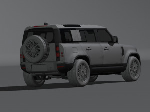 Land rover defender 2023 3D Model