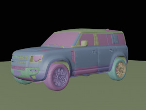 Land rover defender 2023 3D Model