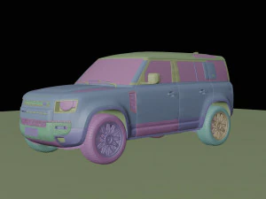 Land rover defender 2023 3D Model