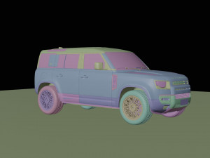 Land rover defender 2023 3D Model