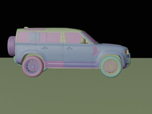 Land rover defender 2023 3D Model