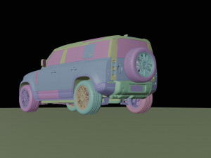 Land rover defender 2023 3D Model