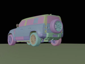 Land rover defender 2023 3D Model