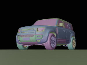Land rover defender 2023 3D Model