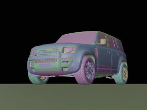 Land rover defender 2023 3D Model
