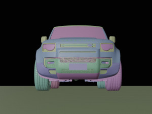 Land rover defender 2023 3D Model