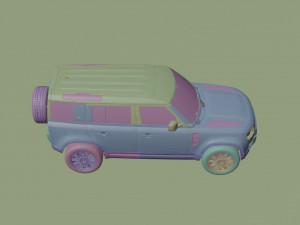 Land rover defender 2023 3D Model