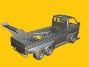 Suzuki carry Modelo 3D