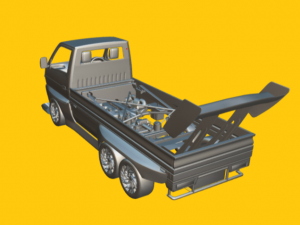 Suzuki carry Modelo 3D