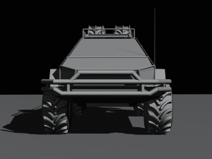 Cyber truck 6x6 Modelo 3D