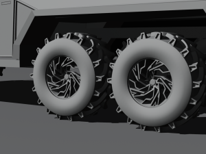 Cyber truck 6x6 Modelo 3D