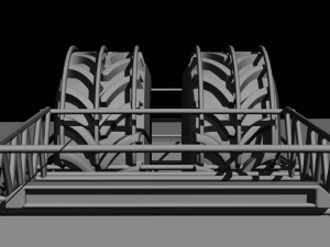 Cyber truck 6x6 Modelo 3D