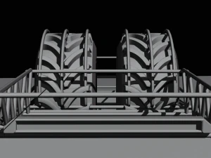 Cyber truck 6x6 3D Model