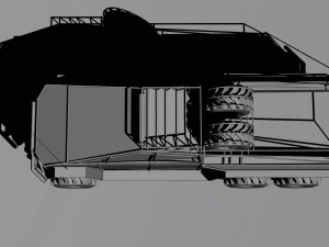 Cyber truck 6x6 3D Model