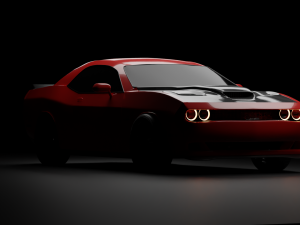 Dodge challenger Modelo 3D