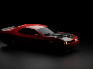 Dodge challenger Modelo 3D