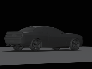 Dodge challenger Modelo 3D