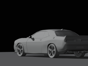 Dodge challenger Modelo 3D