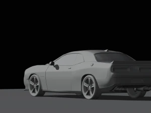 Dodge challenger 3D Model