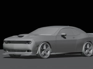 Dodge challenger Modelo 3D