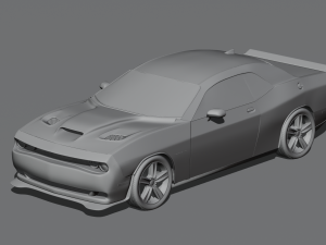 Dodge challenger Modelo 3D
