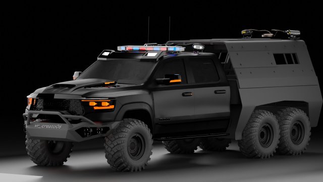 Trx ram 3D Model .c4d .max .obj .3ds .fbx .stl .blend 