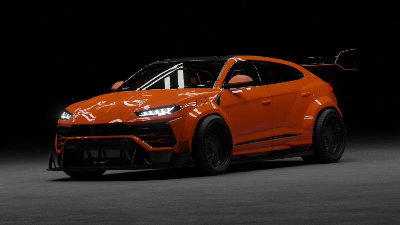 Suv sports car 3Dプリントモデル .c4d .max .obj .3ds .fbx .stl .blend